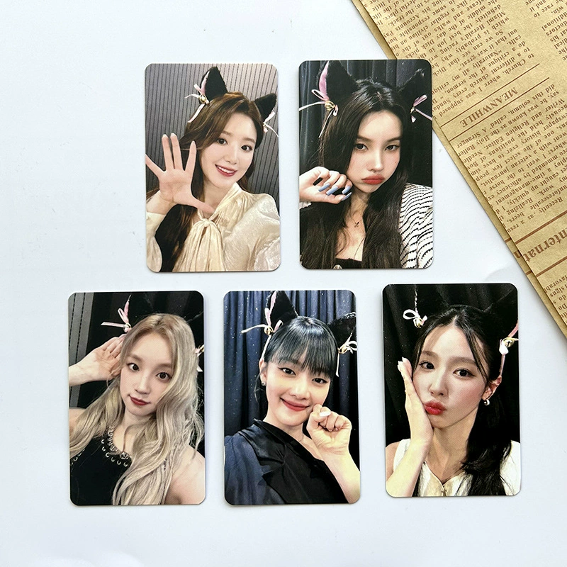 (G)I-DLE "iFeek" KMS спецкарта скрытая карта открытка двусторонняя карта звезда вокруг