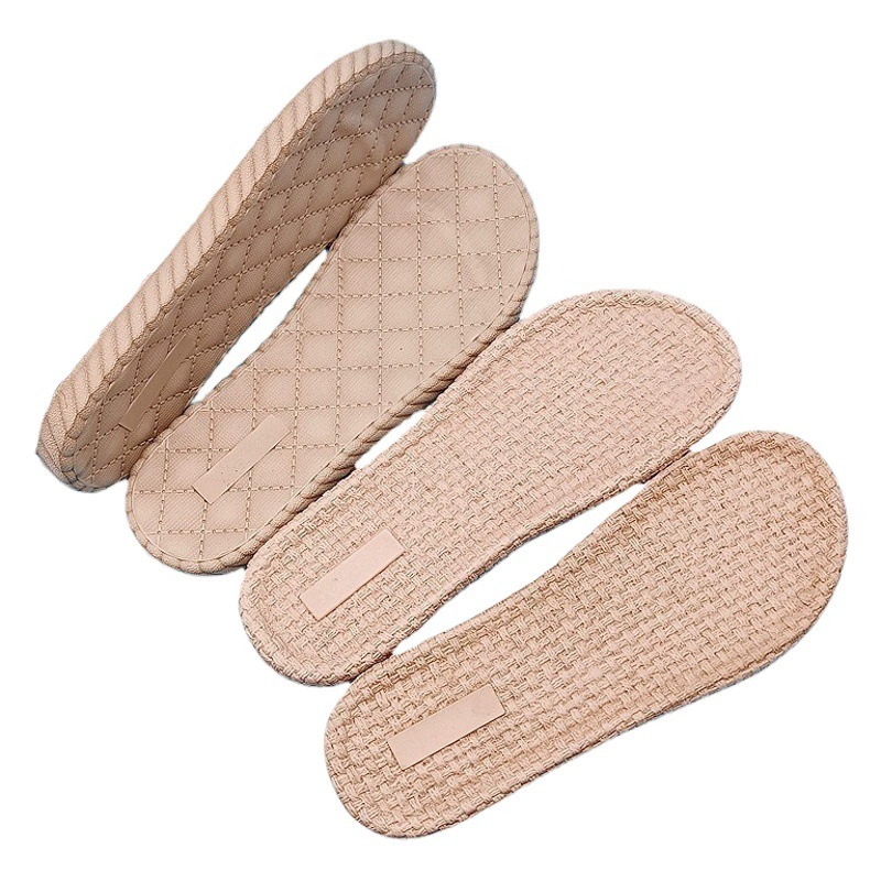 Подошва для обуви Заводская поставка EVA ломтик Ретро пеньковая веревка Тапочки межподошва двойного назначения штамповка 35-41 размер маленькое дно оптом