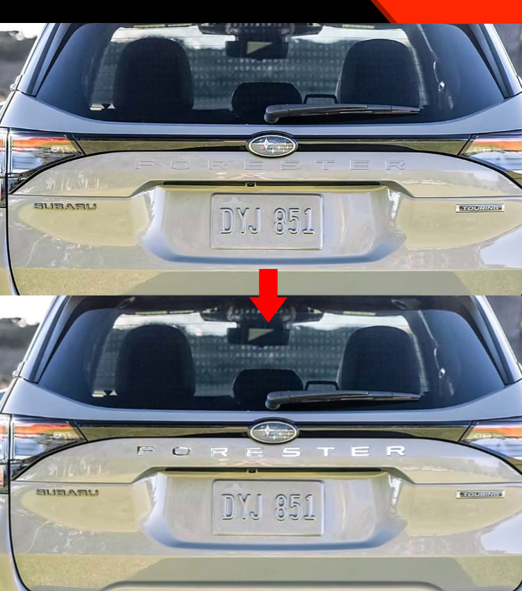 Suitable for 25 Subaru Forester Modified Rear Trunk Car Logo Letters Sl Series Special Bright Strips