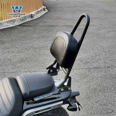 Muscle car Wolf applicable to Qianjiang flash 500s backrest modified tail shelf rear tail frame tail wing multifunctional folding backrest (Motorcycle tail) - flash-500s-curved-bow-backrest