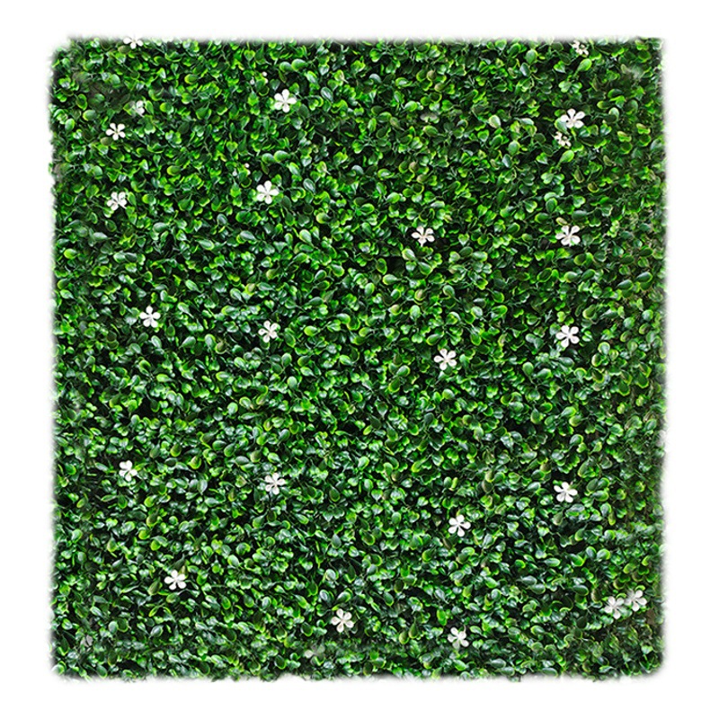 Planta verde artificial pared Milan césped decorativo eucalipto césped puerta colgante de pared imagen de fondo Pared de flores falsas