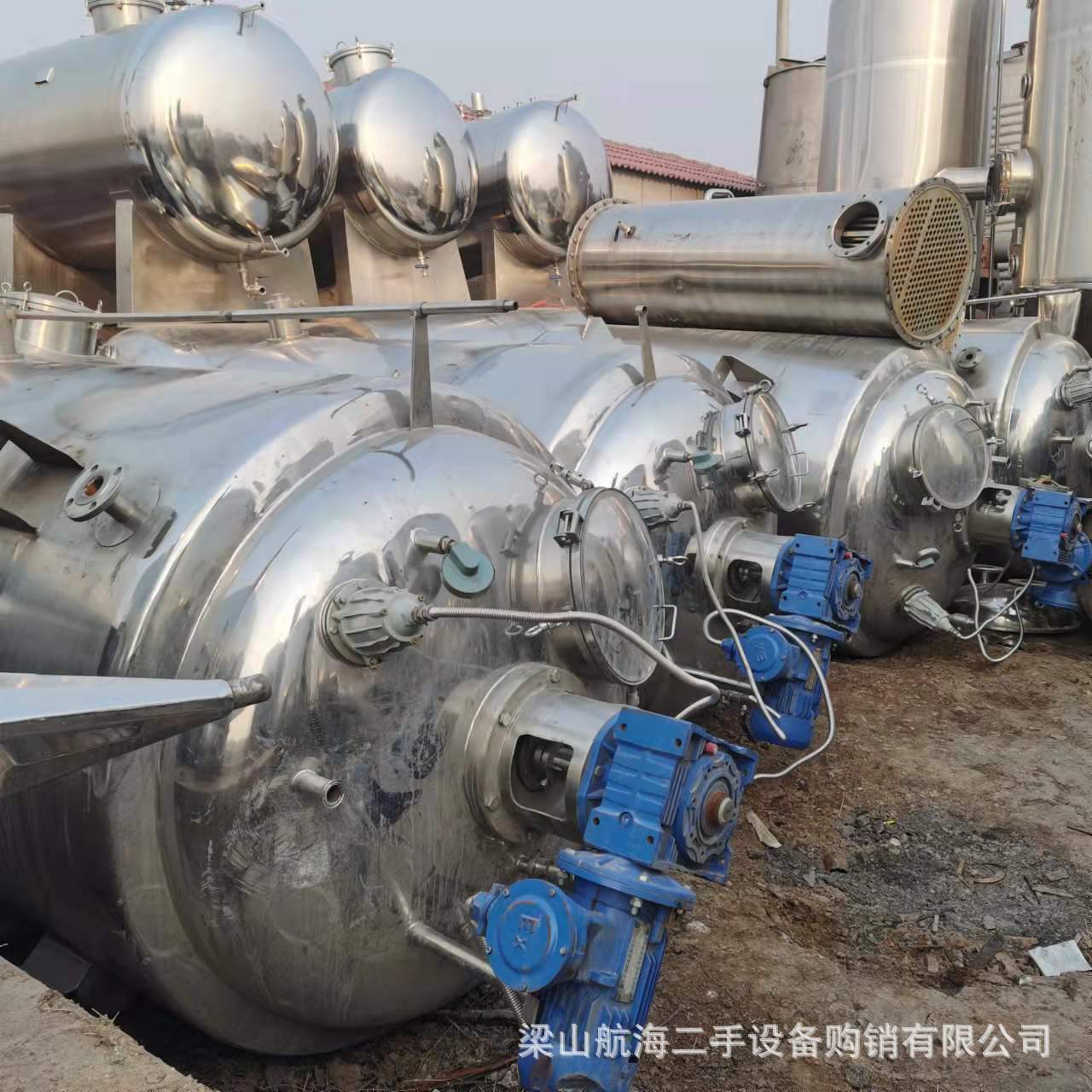 供应二手不锈钢醇沉罐 不锈钢提取罐 发酵提取罐回收