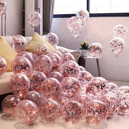 12-inch 18-inch sequined balloons manufacturer wholesale wedding room layout birthday party cross-border package decorative latex balloons
