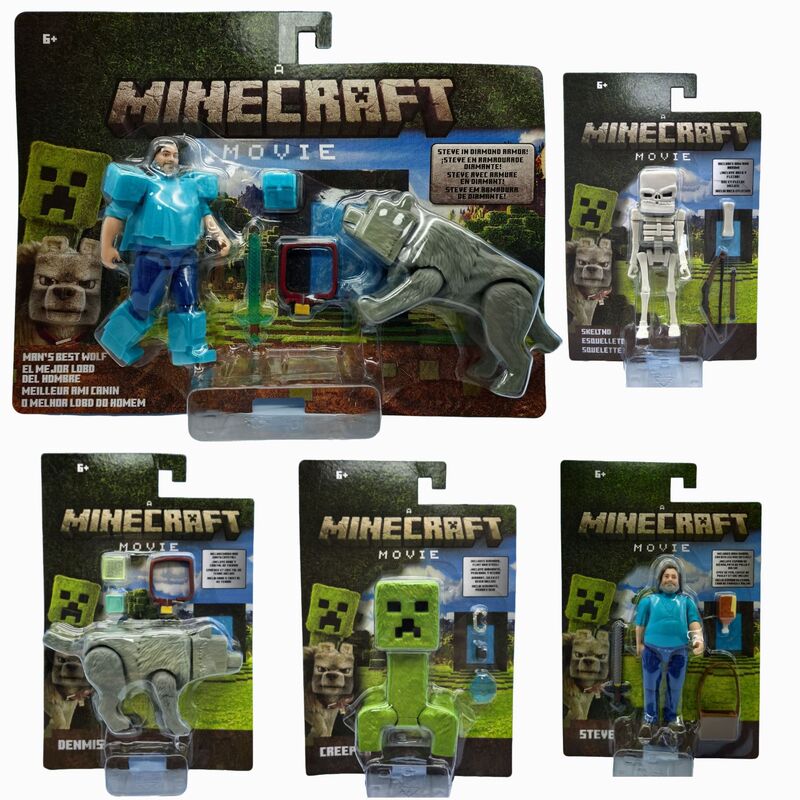 マインクラフト 超可動フィギュア スティーブ クリーパー スカルウルフ デスクトップ装飾モデル 人形 卸売|undefined