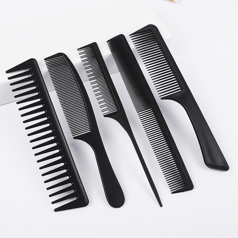 Peluquería traje estilo peine punta cola peine grande espalda Cabeza aceite Cabeza forma peine esponjoso cabeza recta pelo plástico peine