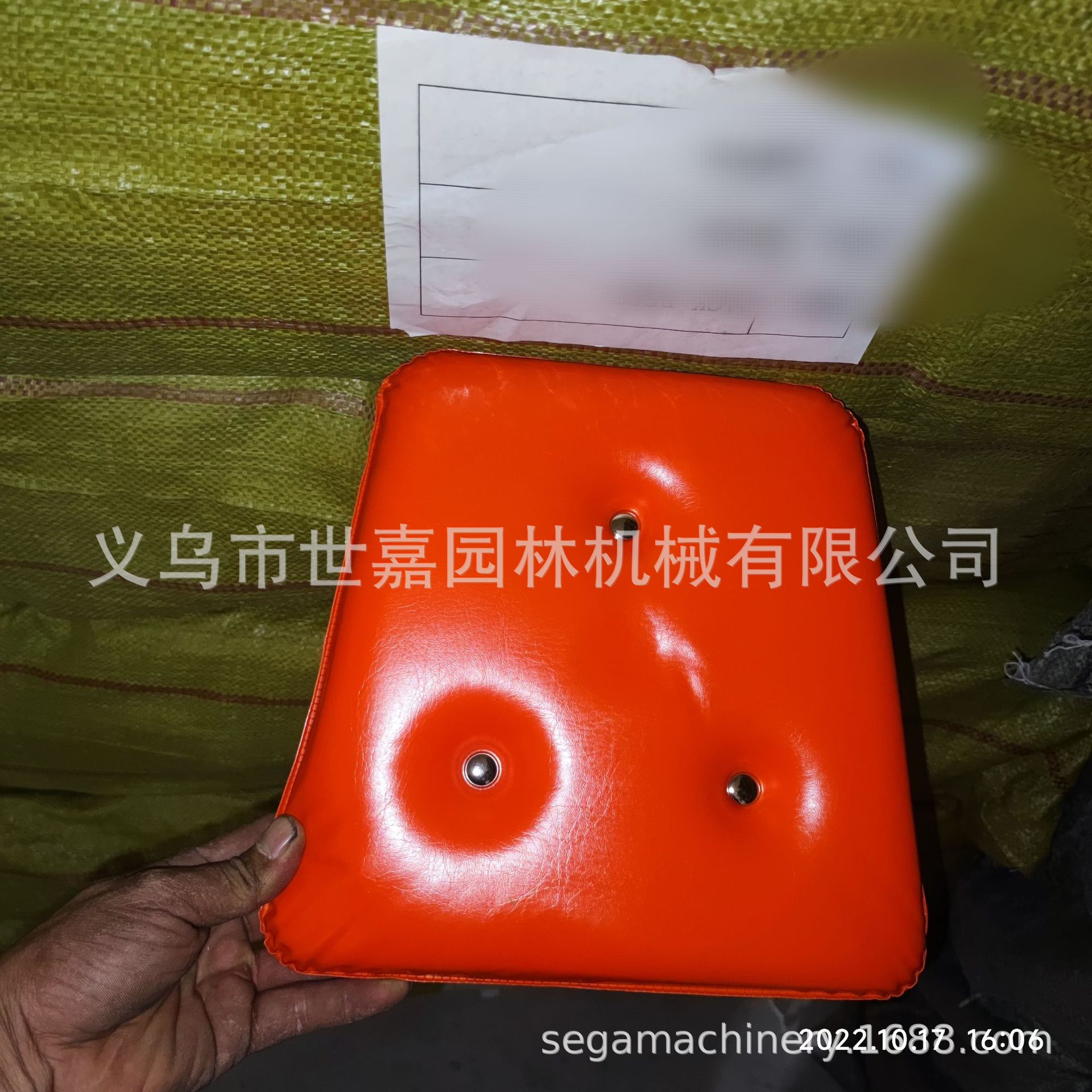 328背垫靠背305割草机背架垫