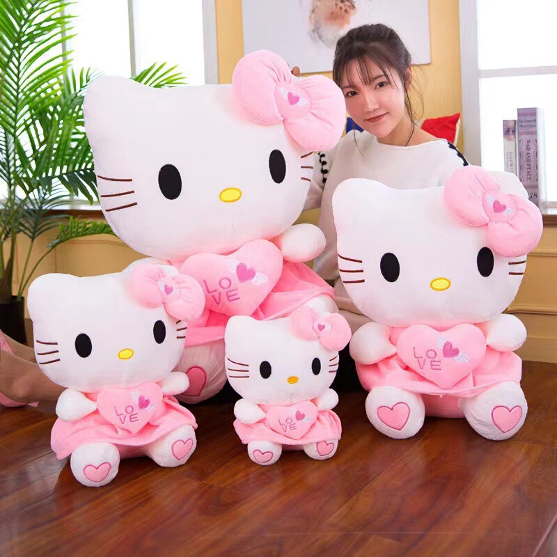 新品ハローキティぬいぐるみ抱き心ハローキティぬいぐるみ女の子诞生日プレゼント人形|undefined