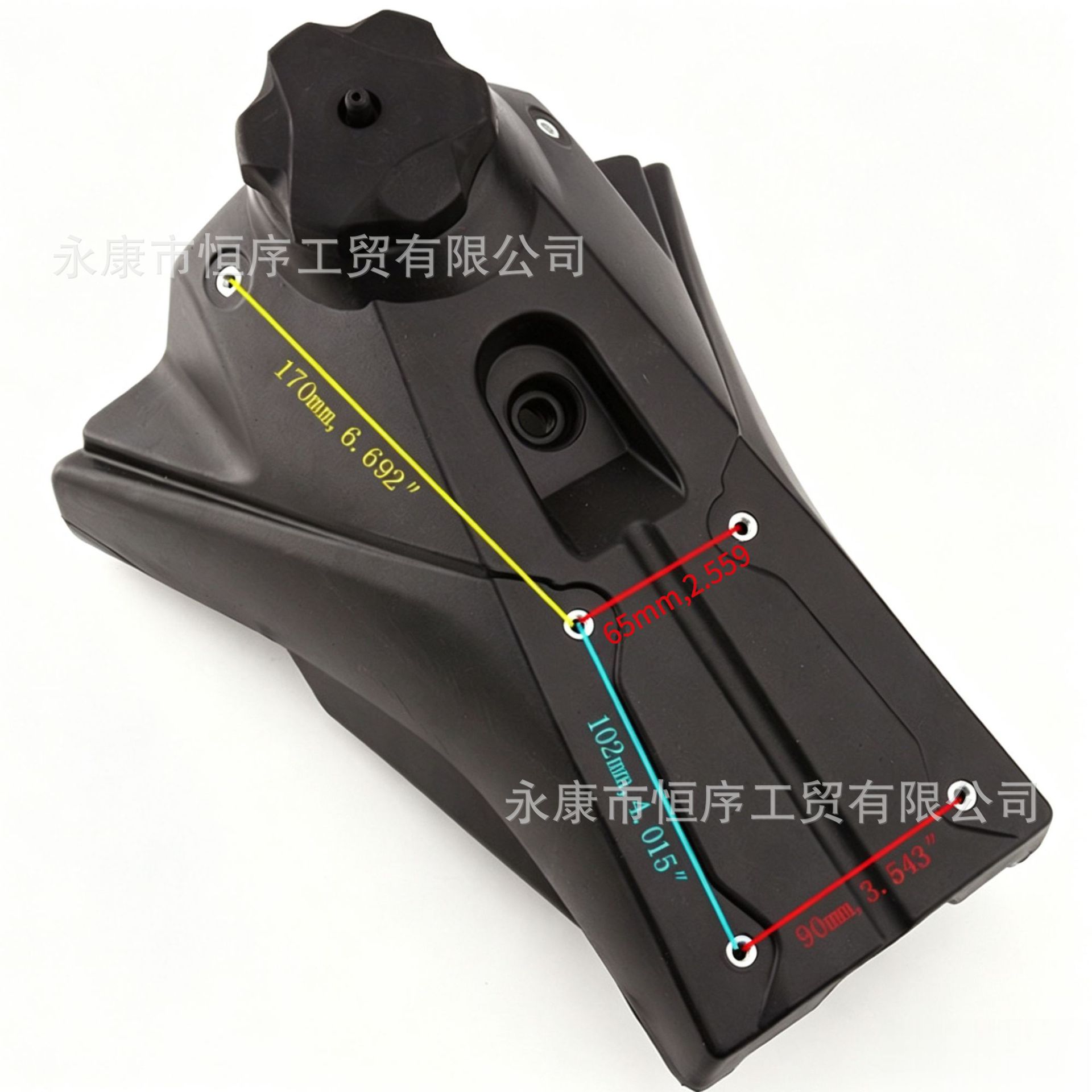 2018 Model Ktm65 Off-Road Motorcycle Parts Taotao Db608 Zuma K3 Oil Tank Oil Switch Plastic Fuel Tank