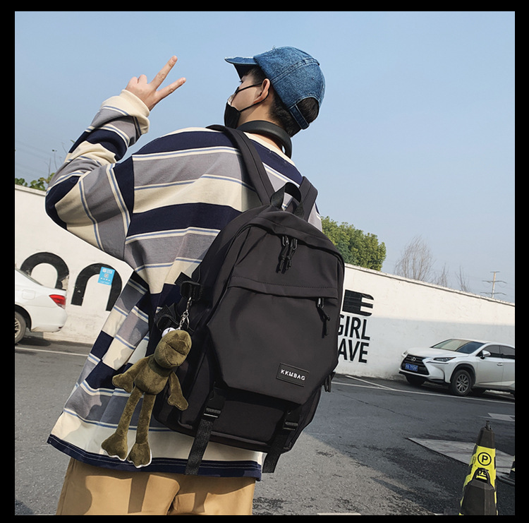 Schoolbag Female College Student Korean High School Harajuku Ulzzang Colorful Backpack Male Ins2020 New Backpack display picture 33