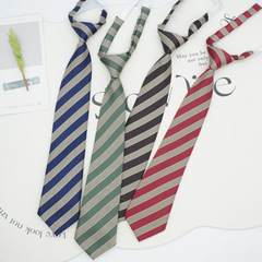 JK領帶女韓版日系風院風條紋免打結懶人學生校服制服職業裝配飾潮