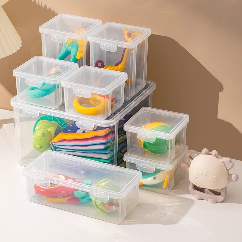 Teether Storage Box Baby Pacifier Large Capacity Chew Manhattan Ball Rattle Outing Toy Storage Baby