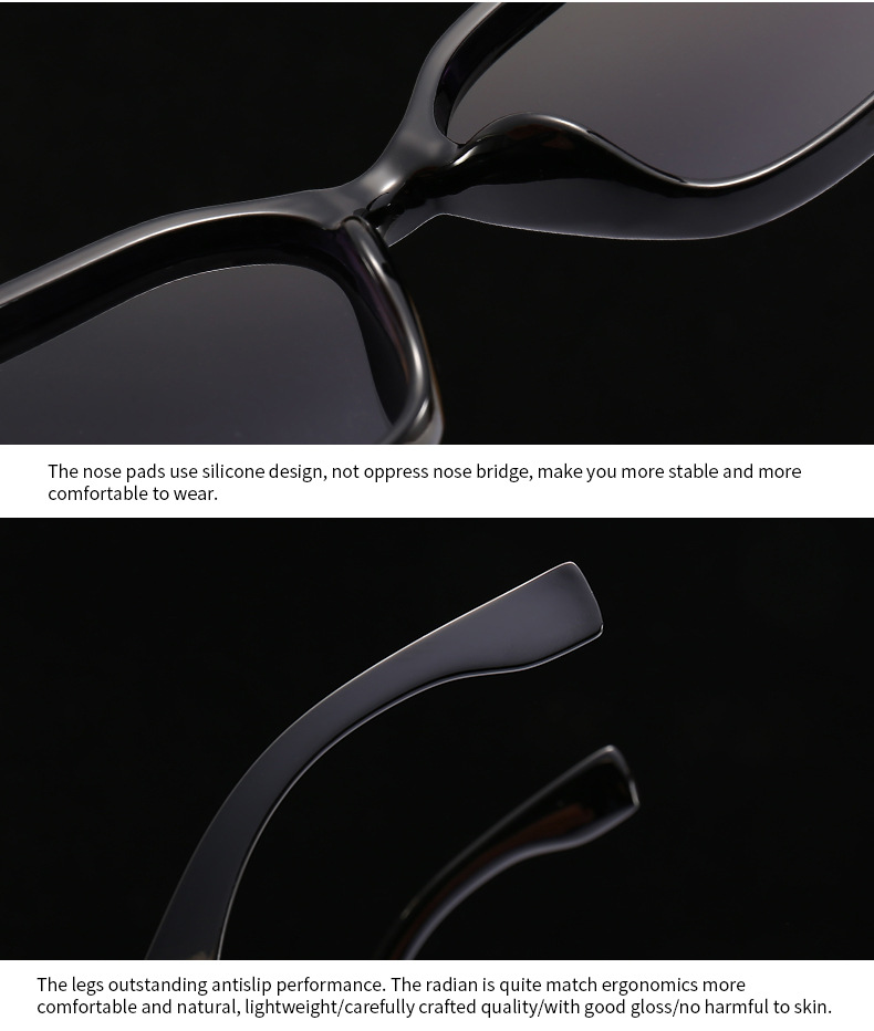 2023 foreign trade cross border metal accessories square frame sunglasses for men European and American street style sunglasses for women wholesale 9120_voghion.com