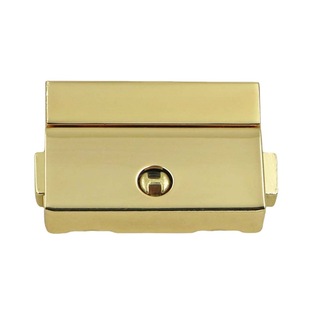 Manufacturers supply bag lock 8832D square simple elegant bag parts bag lock briefcase lock