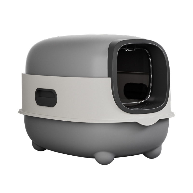 Inodoro para gatos gigante esterilización ultravioleta totalmente cerrada lavabo de arena para gatos lavabo de heces para gatos al por mayor