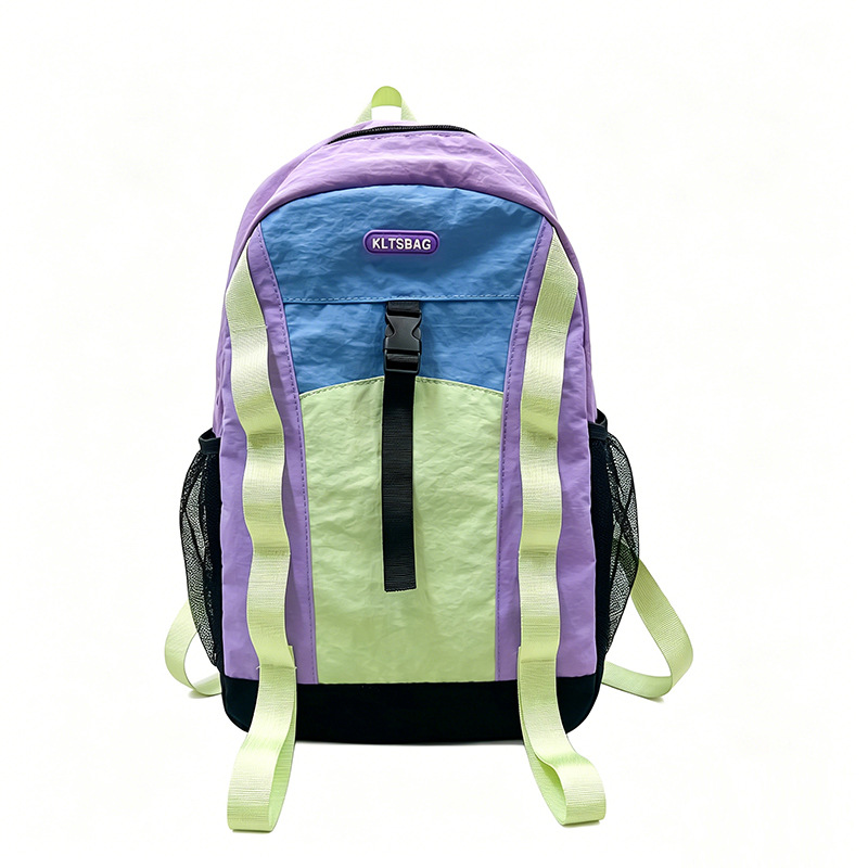 Nueva mochila para niños de gran capacidad de montaña mochila de viaje de moda de color contraste mochila para niños y niñas mochila escolar
