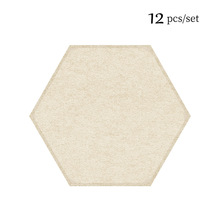亚马逊热销毛毡六边形吸音板六角形毛毡板隔音板自粘照片墙贴
