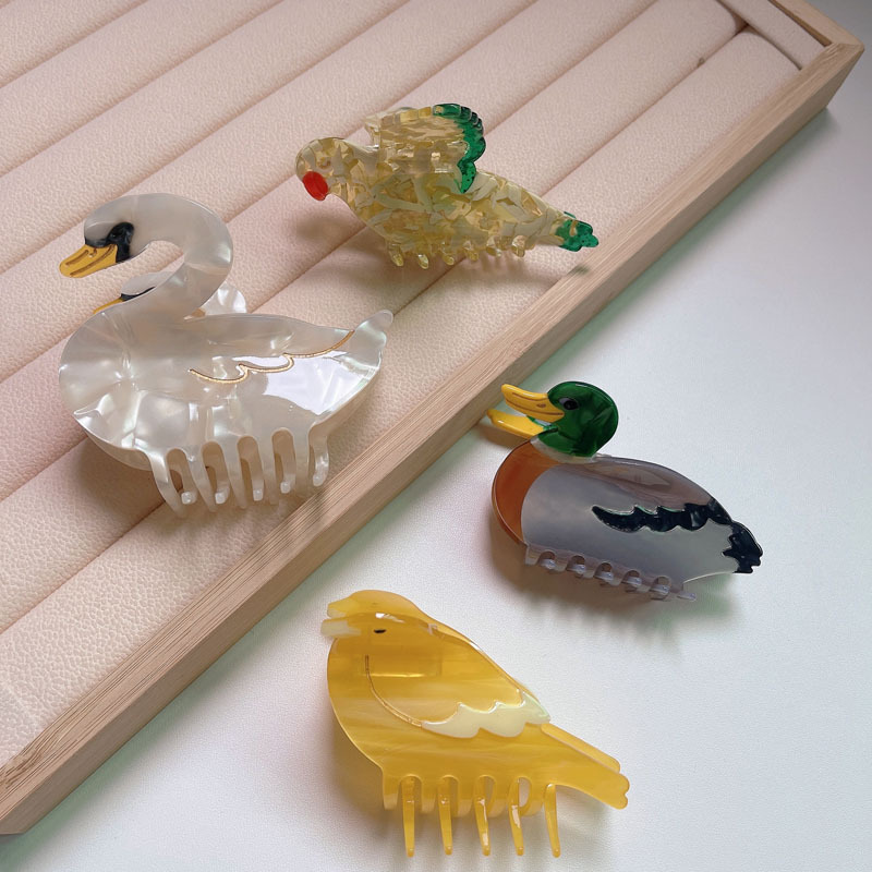 Cute Style Cute Animal Acetic Acid Sheets Hair Claws