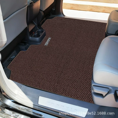 Universal Foot Pad: Middle Row Driver and Passenger - 4-seater-exclusivemiddle-row-coffee-brown-menis