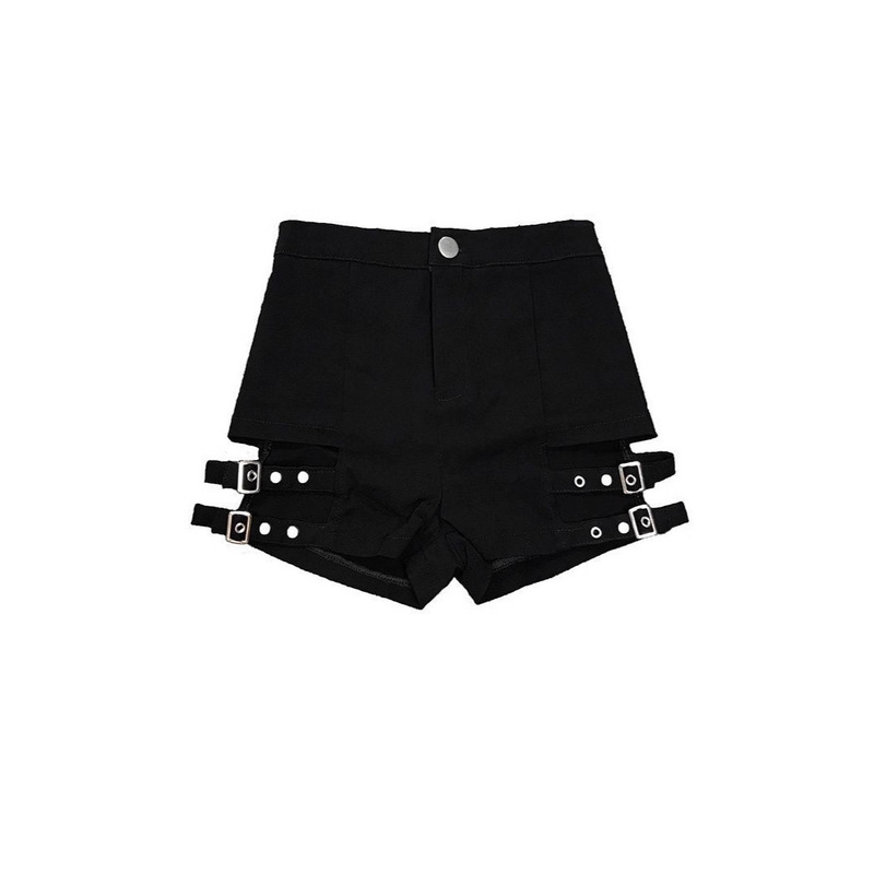 Hot Girl Summer Punk Style Singing Shorts Women's Jazz Dance Black Motorcycle High Waist Steel Pipe Elastic Hip Hot Pants Hot Girl Summer Punk Style Singing Shorts Women's Jazz Dance Black Motorcycle High Waist Steel Pipe Elastic Hip Hot Pants