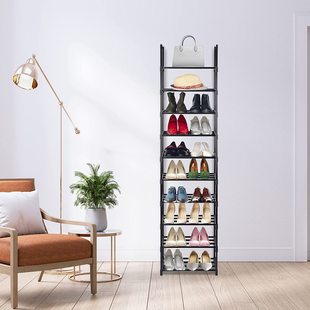 Cross-Border Shoe Rack Wholesale Shoe Cabinet Storage Household Simple Simple Combination Storage Rack Bedroom Floor-Standing Dormitory Door