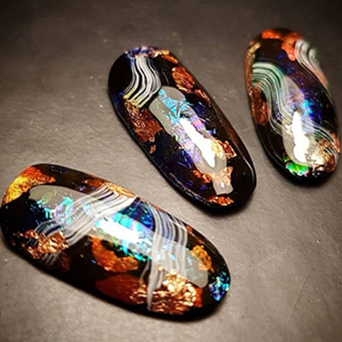 Japanese ultra thin double-sided nail decoration