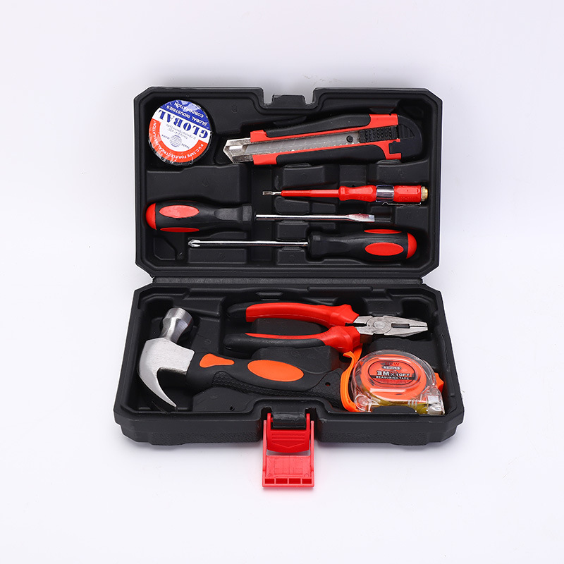 Kit de hardware de taladro eléctrico de litio portátil multifuncional reparación Caja de Herramientas taladro eléctrico del hogar conjunto de herramientas