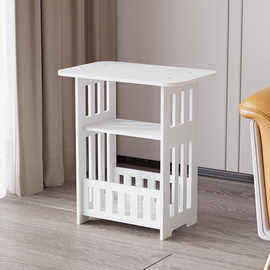 超窄梳妆台现代简约床头柜卧室储物柜客厅茶几小户型沙发边几简易