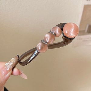 Gran arco clip de cabello de alta sensación clip de boca de pato nuevo clip de cabeza de mujer temperamento clip de tiburón clip de cabello