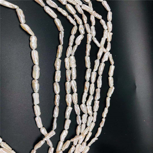 New Strong Light Natural Baroque Irregular Pear-shaped Bead Long Stranded Bead DIY Handmade Bead Jewelry Accessory