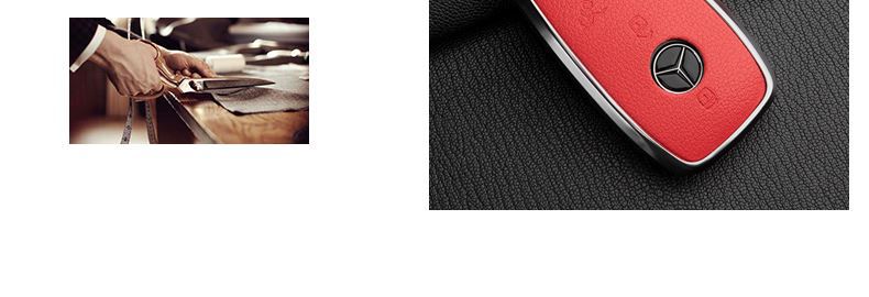 Suitable for the New Mercedes-Benz Vito Key Cover Genuine Leather 24 Models V300L Premium Version Vito V-Class V260 High-End Shell