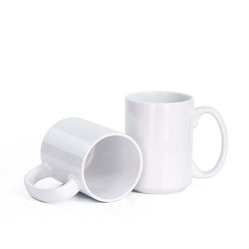 Сублимационная керамическая кружка 15oz, большая емкость, заготовка для термопереноса, экспортный AAA класс для сублимации