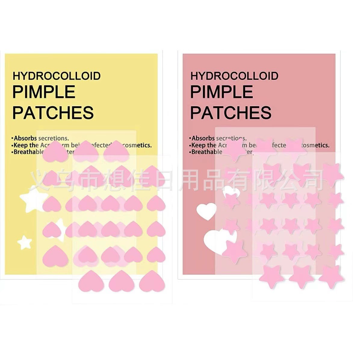 Завод питания гидроколлоидной любви акне наклейки Amazon Невидимый Прозрачный акне патч акне оптом