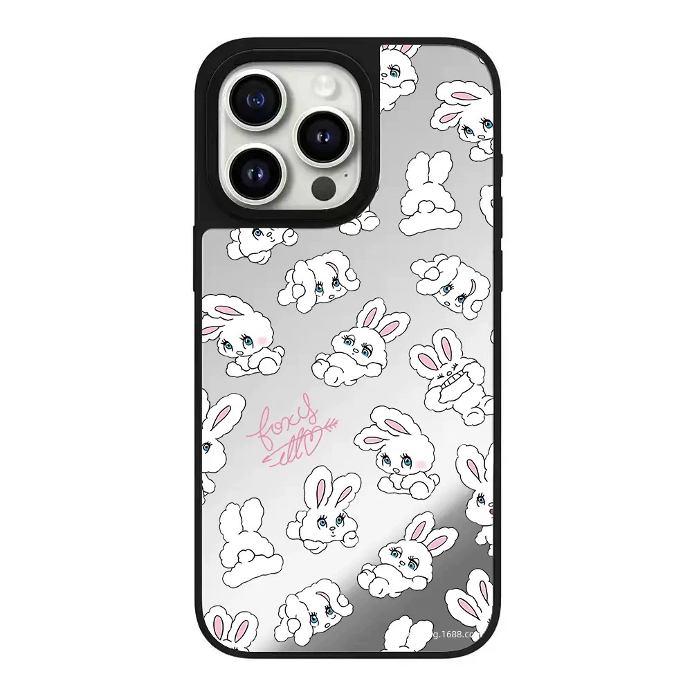 Apple, качественный милый кролик, совместимый чехол для телефона, iPhone 15, 15 Pro Max