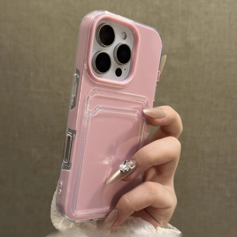 Apple 17用カード収納付き2in1スマホケース iPhone16ProMax対応 全面保護 耐衝撃 15カードホルダー付き 14ハードケース|undefined