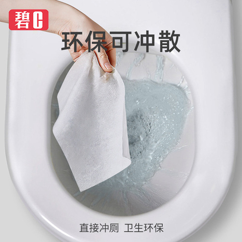 Bulk Manufacturer Wholesale BIC Wet Toilet Paper for Toilets Without Clogging, Wipes Butt Can Flush Away, Degradable, Antibacterial Toilet Wet Wipes, 40 Pack