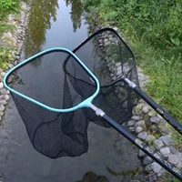 Крупная сетчатая головка 50cm60cm Круглая клееная сетчатая головка большой сетки треугольная сетчатая головка из алюминиевого сплава веерообразная сетчатая головка