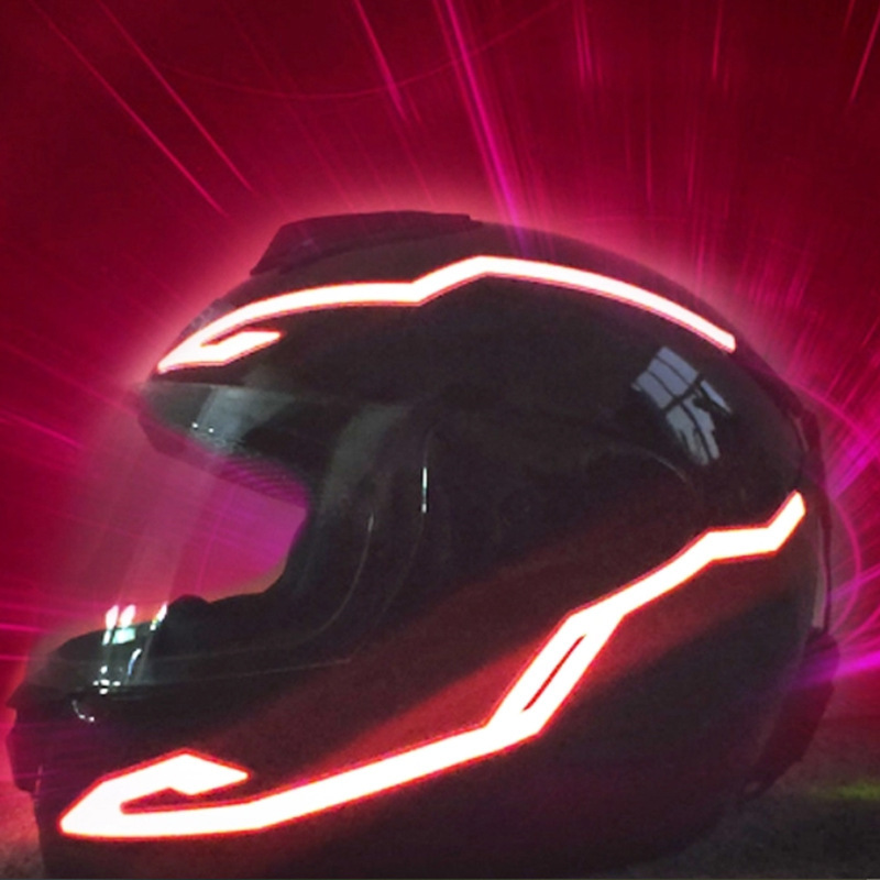 LED Helmet Light Strip EL Cold Light Strip Luminous Helmet Modified Motorcycle Night Light Strip