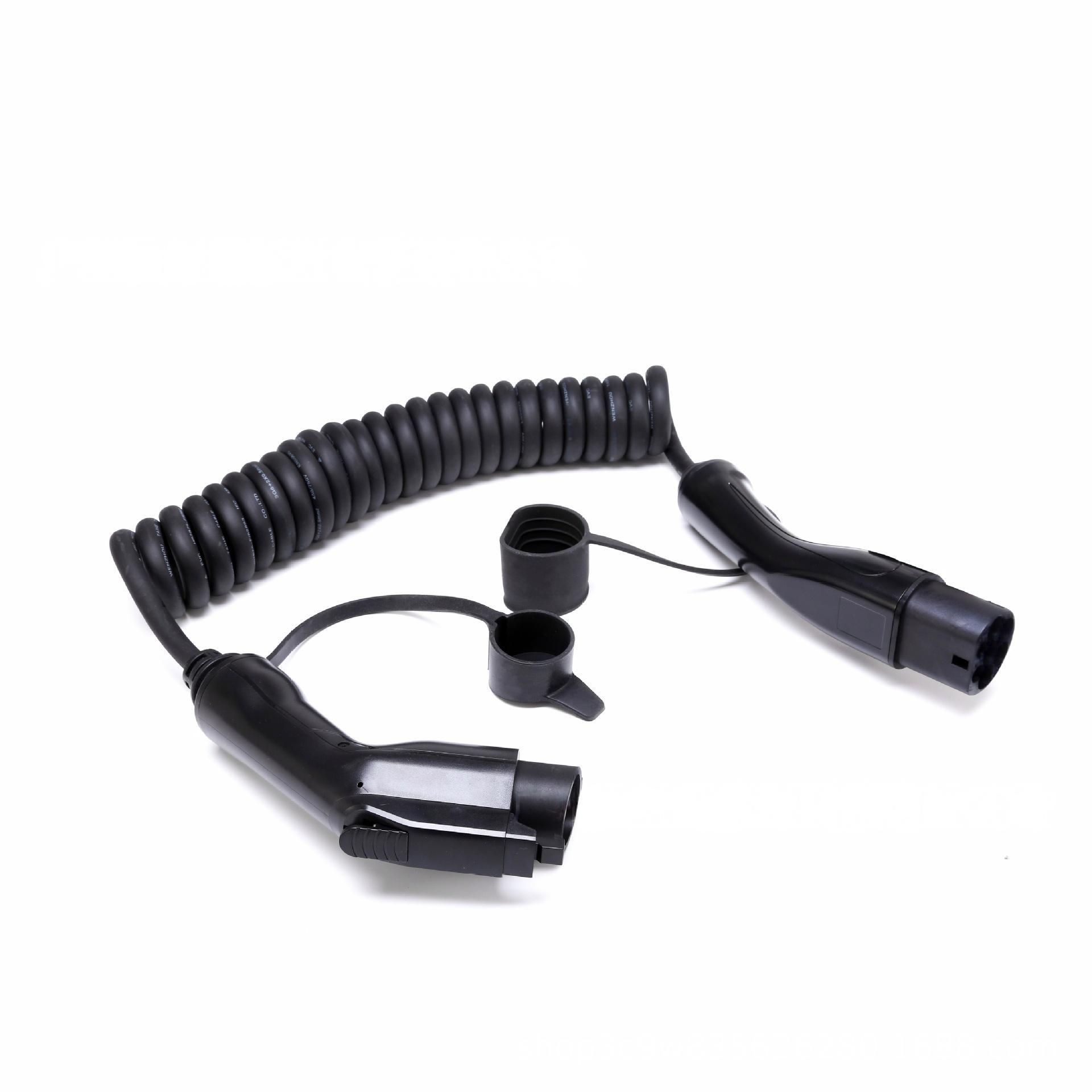 TYPE1 to TYPE2美标双枪线新能源汽车16A/32A电动汽充电枪器线