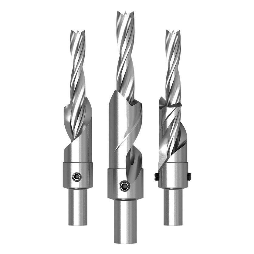 Bailey carpintería avellanado de alta velocidad de acero taladro de ensalada de perforación de escalera de dos niveles paso niño y madre taladro tornillo agujero taladro avellanado