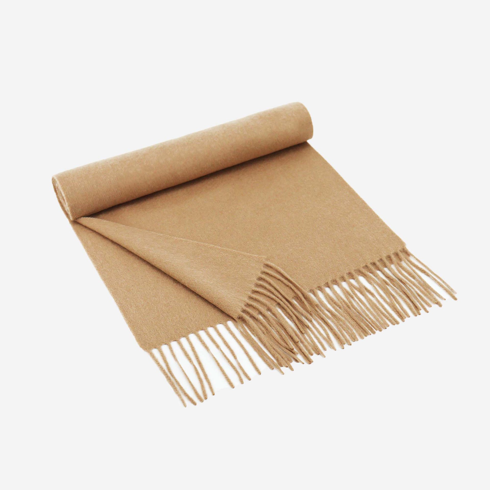 Bufanda de color liso 100% cachemira para mujer, calentador de cuello versátil para otoño e invierno, chal de invierno grueso para hombre con borlas, cachemira pura.