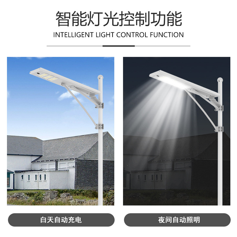 Farolas solares LED, exclusivamente para exportación, farolas clásicas de panel plano, venta al por mayor del fabricante.