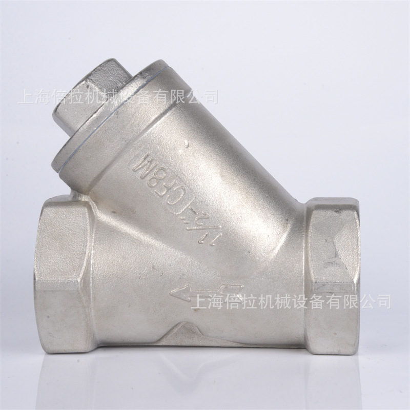 法兰DN50不锈钢304高压内螺纹过滤器TENHEFLOW滤网管道过滤器2"