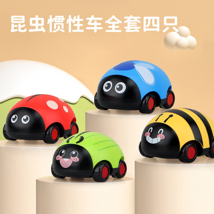 Niños coche de juguete de retroceso bidireccional va hacia adelante y hacia atrás inercia mini coche de juguete para niños coche de niño