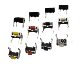 3*6*2.5 stretch straight foot U-shaped foot 3*6 LCD key high temperature resistant series Touch switch