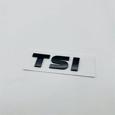 Car logo – Tdi English Letter Sticker - standard-tsi-black