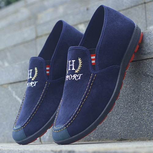 Wholesale sneakers for men 2024 spring new casual single shoes sneakers low-top canvas shoes one-leg men's beanie shoes
