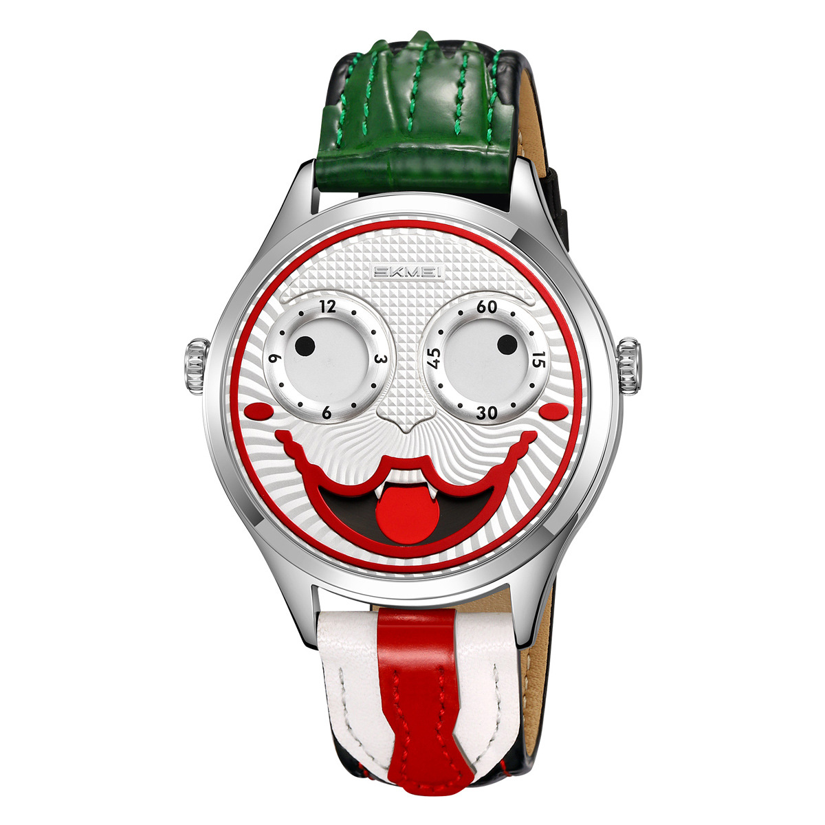 Momento clown reloj de cuarzo hombre creativo personalidad reloj de pulsera fuente de fábrica de relojes de hombre transfronterizos al por mayor