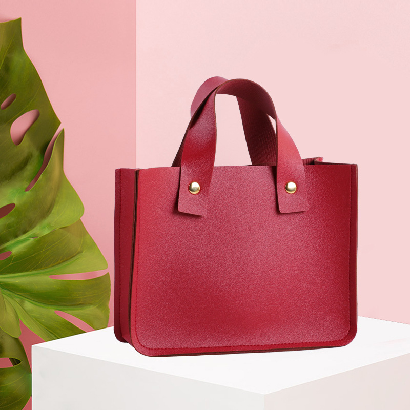 Wedding Handbag Gift, Happy Candy Bag, Maid of Honor Gift, Leather Gift Bag, Handbag Packaging Bag, Leather Handbag