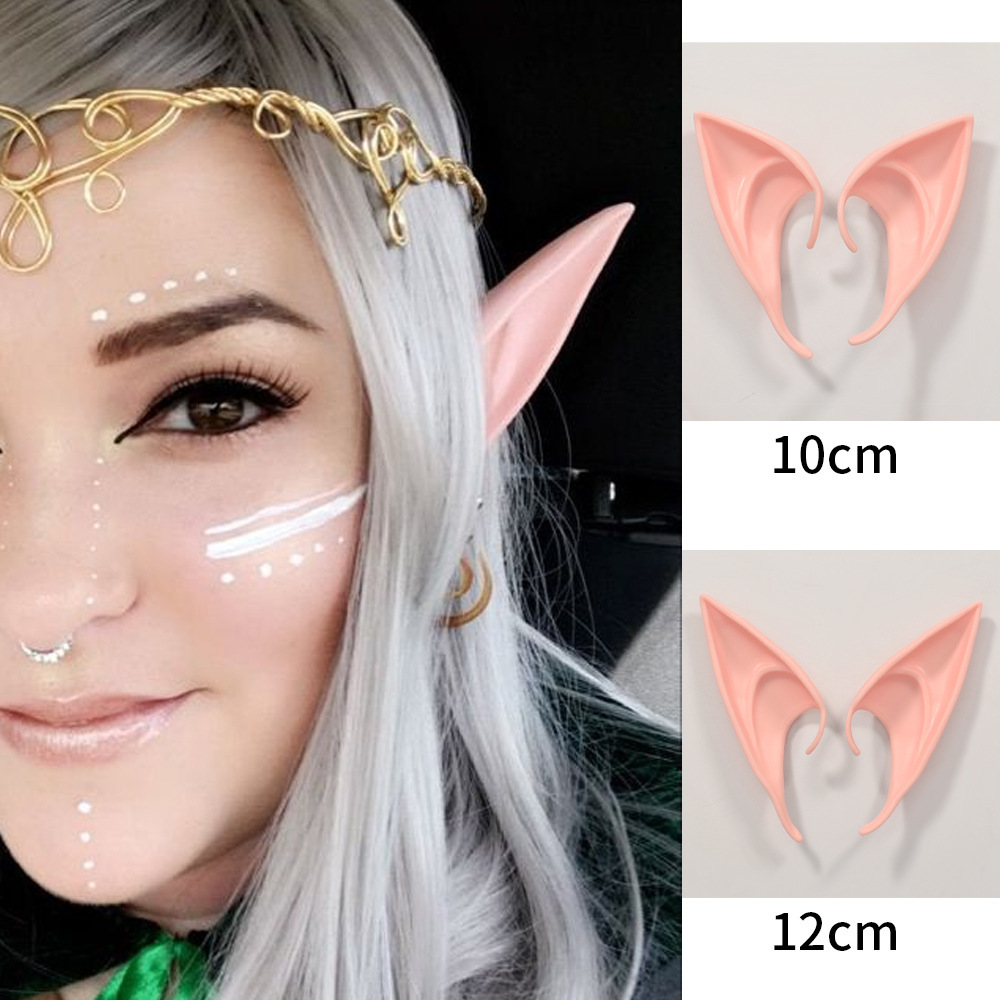 Orecchie da elfo e denti da vampiro in lattice accessori cosplay_voghion.com