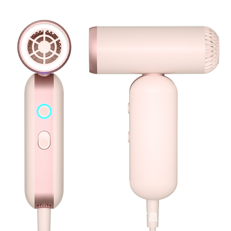 人気の新しい有線高速暴力的なミニヘアドライヤー、高速風速、ハイパワー、速乾性、マイナスイオン家庭用|undefined